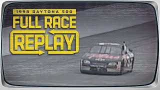 Dale Earnhardt finally wins the Daytona 500  1998 Daytona 500  NASCAR Classic Race Replay [upl. by Sumaes]