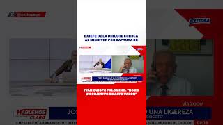 🔴🔵Exjefe de la Dircote critica al Mininter por captura de Iván Quispe Palomino [upl. by Ketchum]