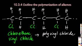 S245 Outline the Polymerisation of Alkenes SL IB Chemistry [upl. by Seavir]