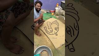 Ganesh Ji ka Chitra Banaye  Lord Ganesha Ji Drawing for beginners shorts [upl. by Sidman]