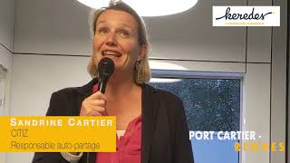 Port Cartier  Sandrine Cartier Responsable autopartage Citiz [upl. by Lurette]