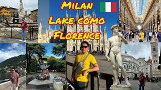 Day Tour at Milan Lake Como amp Florence in Italy [upl. by Benjie47]