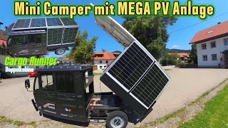 Cargo Runner Mini Camper ‼️1080 Watt PV‼️Elektro Cargo Trike [upl. by Negah]