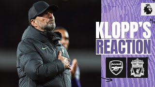 Arsenal defeat amp Szoboszlai injury  Klopps Reaction  Arsenal 31 Liverpool [upl. by Lehman]