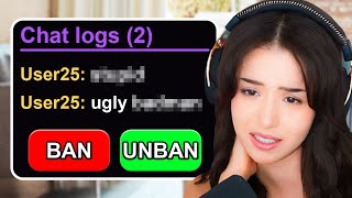 Pokimane Goes Through Her Unban Requests [upl. by Millisent]