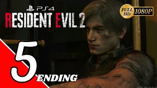 Resident Evil 2 Remake PS4 1080pHD  Ending  The Laboratory William Birkin Boss Fight [upl. by Calise]