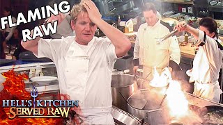 Hells Kitchen Served Raw  Episode 7  Black Jackets On Fire [upl. by Simmons]