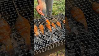 Barbecue charcoal making [upl. by Eelasor]