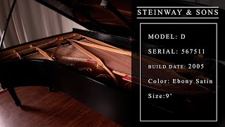 Steinway Concert Grand Model D Piano for Sale  Living Pianos Exclusive [upl. by Hett886]