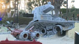 LEGOLAND California Reveals LEGO Star Wars The Force Awakens Miniland Model Display [upl. by Byrle380]