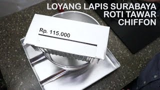 Loyang kue lapis surabaya roti tawar dan chiffon [upl. by Hymie]