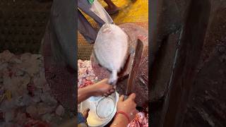 Amazing Pomfret Fish Cutting Skills In Fish Market [upl. by Mccowyn]