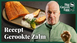 De ultieme gerookte zalm met dillesaus  Big Green Egg Recept [upl. by Carlson]