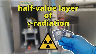 Halfvalue layer of Gamma Radiation  nuclear chemistry [upl. by Pagas]