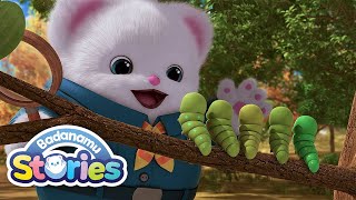 S1 EP32 Caterpillar Helpers l Badanamu Stories l Nursery Rhymes amp Kids Songs [upl. by Peppel]