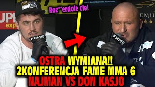 Marcin Najman vs Don Kasjo 2 Konferencja Fame MMA 6 đź”Ą [upl. by Joycelin]