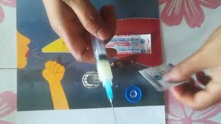 Antibiotics injection Ceftriaxone sodium Topcef 500 mg IV injection  push child Ep1 [upl. by Anissa]