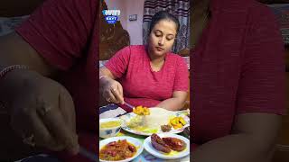 Veg thali challenge chickenlegpeice chickencurry mukbang asmr foodies [upl. by Yeleek]