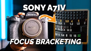 SONY a7IV BRAND NEW Feature  In Camera Focus Bracketing [upl. by Dorlisa]