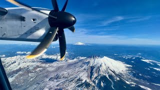 4K – Full Flight – Alaska Airlines – Bombardier DHC8402 Q400 – SEAPDX – N439QX – IFS Ep 580 [upl. by Annig]