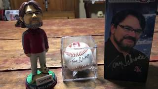 82617 Tony Schiavone Bobblehead nite  Coolray Field Gwinnett Braves vs Charlotte Knights [upl. by Einnol855]