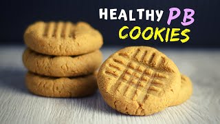 HEALTHY Peanut Butter Cookies My NEW favorite cookie recipe [upl. by Nitnerb]