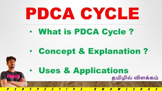 PDCA Cycle Explained in Tamil  Deming Cycle  Effective Time Tamil [upl. by Gairc]