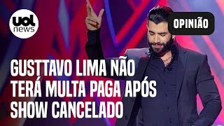 Gusttavo Lima não terá multa paga após show cancelado diz cidade de Minas Gerais [upl. by Arella]