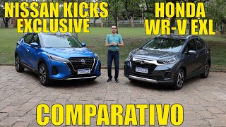 Comparativo Nissan Kicks Exclusive x Honda WRV EXL [upl. by Ennalorac642]