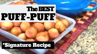 HOW TO PREPARE CAMEROON STYLE PUFF PUFF OLD FASHION RECIPE  BEST PUFF PUFF RECIPE [upl. by Adnilev]