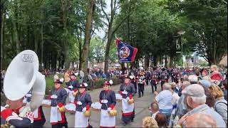 schutterij St Martinus Vaesrade tijdens het ols 2024 in Beekdaelen te Doenrade [upl. by Enitsua]