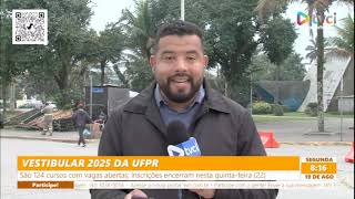 VESTIBULAR 2025 DA UFPR [upl. by Ahsin]