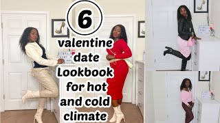 6 VALENTINE DATE LOOKBOOK HOT AND COLD CLIMATES  Simplydemi [upl. by Ativad]