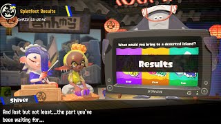 Splatoon 3 Splatfest Results  Gear vs Grub vs Fun [upl. by Ellehctim]