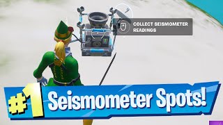 Receive Next Objective in LogJam Lumberyard amp Collect Readings From Seismometers Location  Fortnite [upl. by Carrelli]