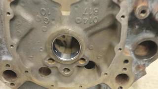 How to install chevy smallblock cam bearings [upl. by Clea73]