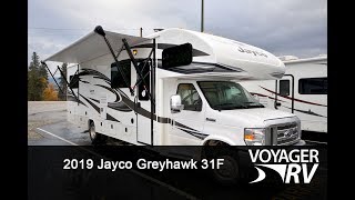 2019 Jayco Greyhawk 31F Class C Motorhome Video Tour  Voyager RV Centre [upl. by Abby654]