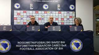 Liga nacija A 2024 BiH  Nizozemska 11 konferencija za štampu BiH [upl. by Rutherford]