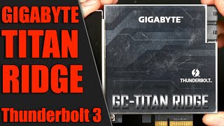 GIGABYTE GCTITAN RIDGE Thunderbolt 3 Kort  Udpakning amp Test Dansk [upl. by Valiant]