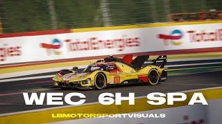 WEC 6 HOURS OF SPA🇧🇪🏎 Overtakes Action and pure sound🔊🏁 [upl. by Yeliac]