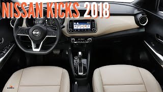 🚙 Conheça todo o interior NISSAN KICKS SL 2018  BlogAuto [upl. by Alleon]