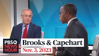 Brooks and Capehart on political divides over IsraelHamas war [upl. by Ennahgem204]