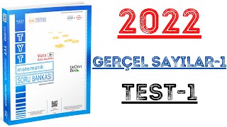 2022 345 TYT MATEMATİK  GERÇEL SAYILAR1 TEST1  yks2022 tyt2022 2022tayfa 345 [upl. by Nyrroc]