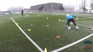 Torwarttraining am Deutschen Fußball Internat [upl. by Laidlaw]