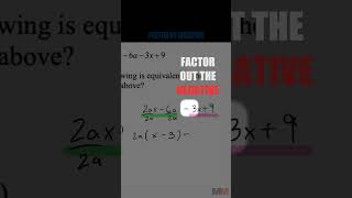 Quadratic Equations and Factor by Grouping [upl. by Danyelle]