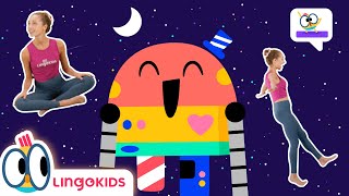 SPACE YOGA 🌌🧘 Calm and Stretch  SPORT FOR KIDS  Summer Games in Lingokids [upl. by Beach4]