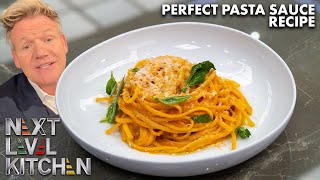 Gordon Ramsay Challenges a Next Level Chef Judge to Make Pasta SauceQuick [upl. by Elkcim]