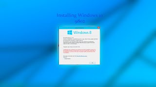 Installing Windows 10 9802 [upl. by Nire]