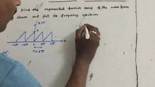 Signals amp Systems  Exponential Fourier series  working example  2 [upl. by Buiron]