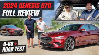 2024 Genesis G70 25T  Camry Money  BMW PERFORMANCE  060  Road Test [upl. by Niak666]